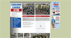 Desktop Screenshot of coolidgecornergym.com